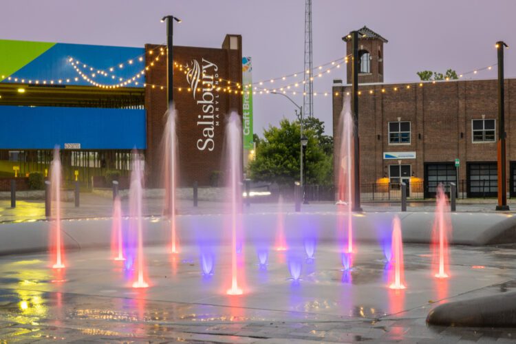 LED Jumping Jets in red and purple