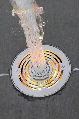 Yellow LED Jumping Jets in orange