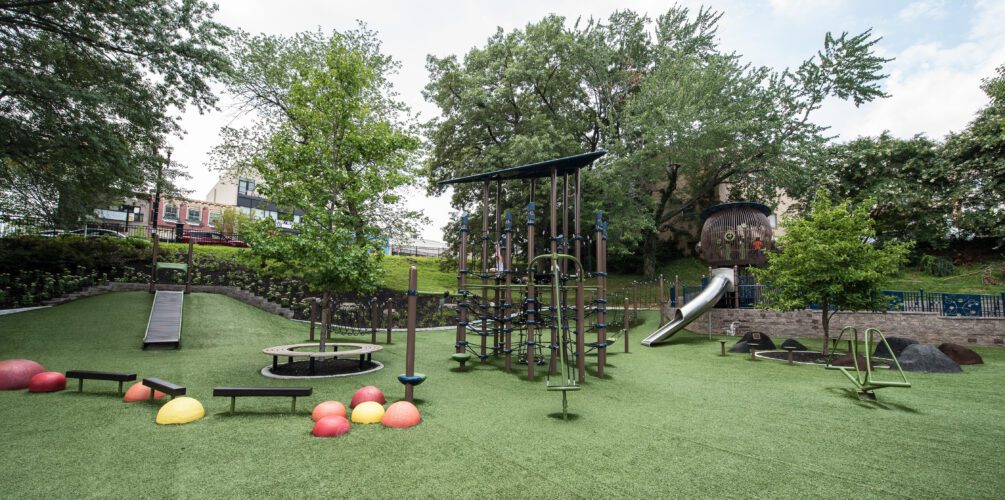 Overview of Guy Mason Recreation Center playground