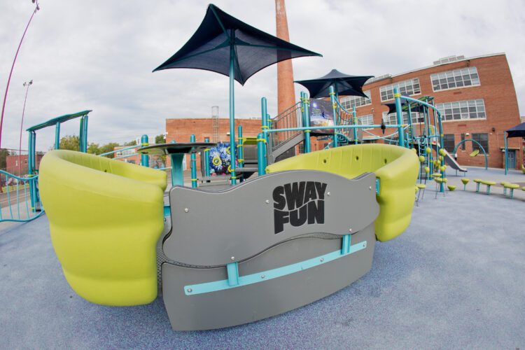 Sway Fun inclusive playground equipment
