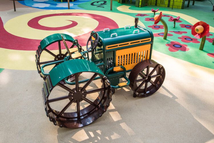 Tractor playground equipment