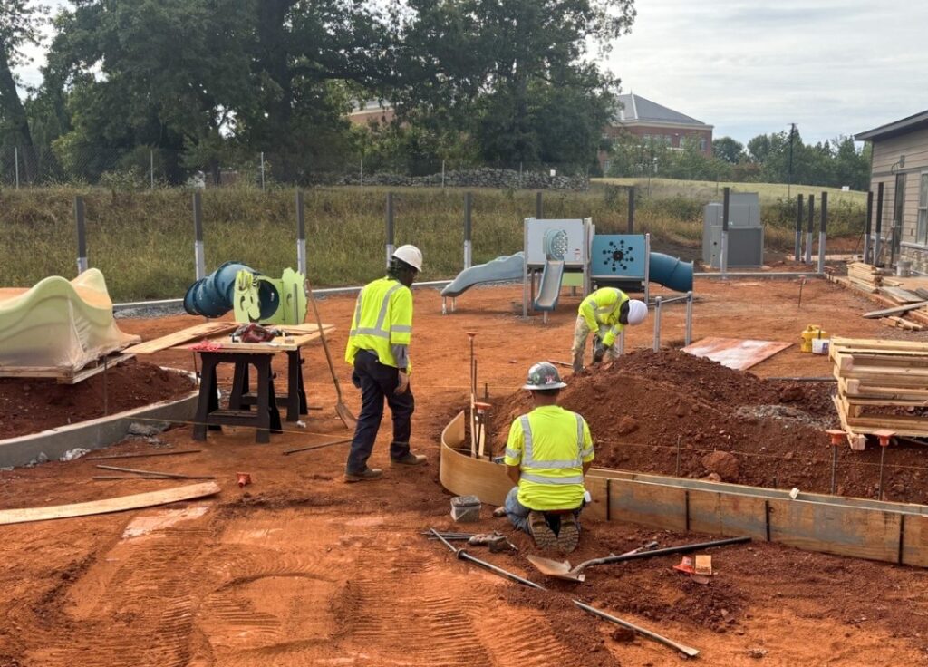 playground under construction