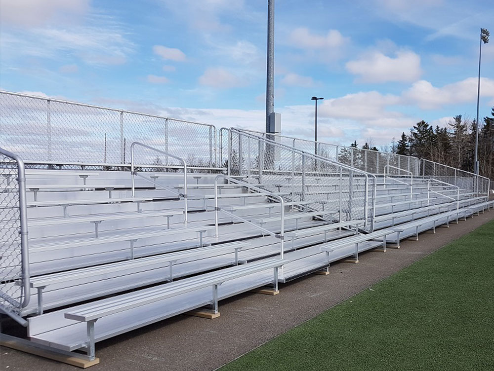 outdoor bleachers